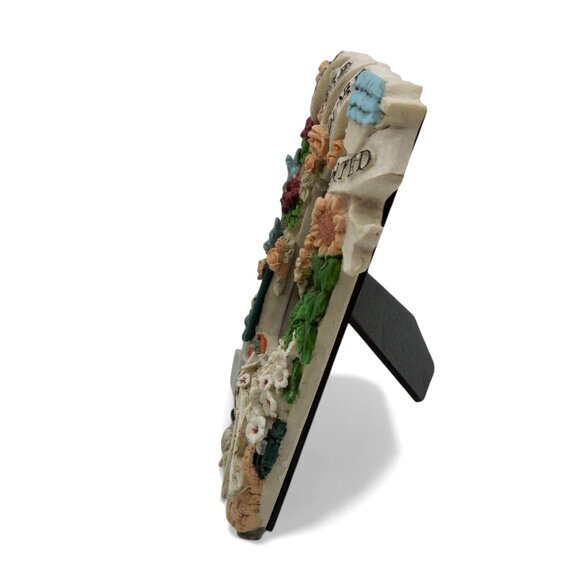 FLORAL Garden Photo Picture FRAME Resin 3D Bloom Where You're Planted - Picture 7 of 11